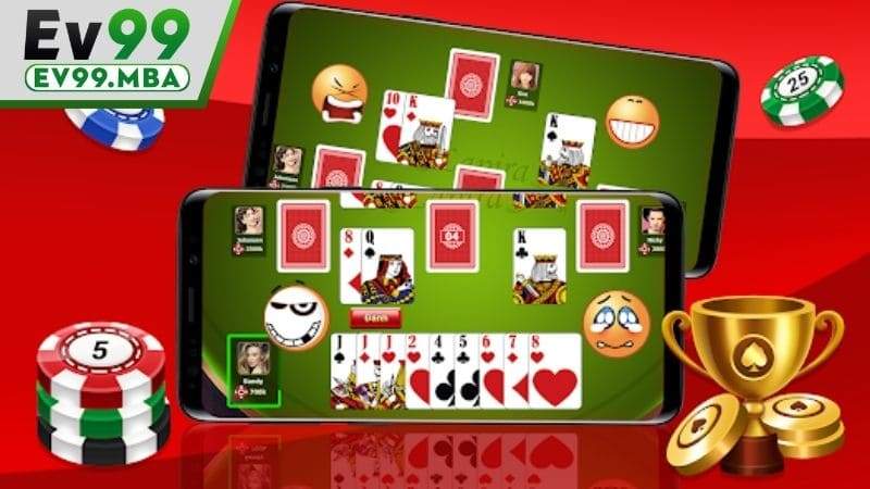 Các thuật ngữ trong bài phỏm online tại EV99