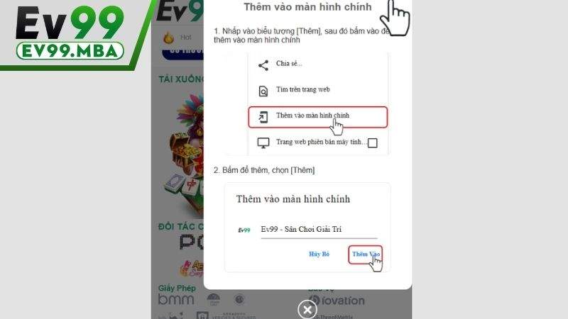 Thực hiện theo các bước của nhà cái để tải ứng dụng nhanh hơn