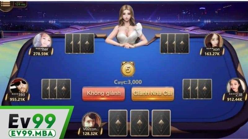 Chọn mức cược muốn nhân lên hoặc tranh làm cái