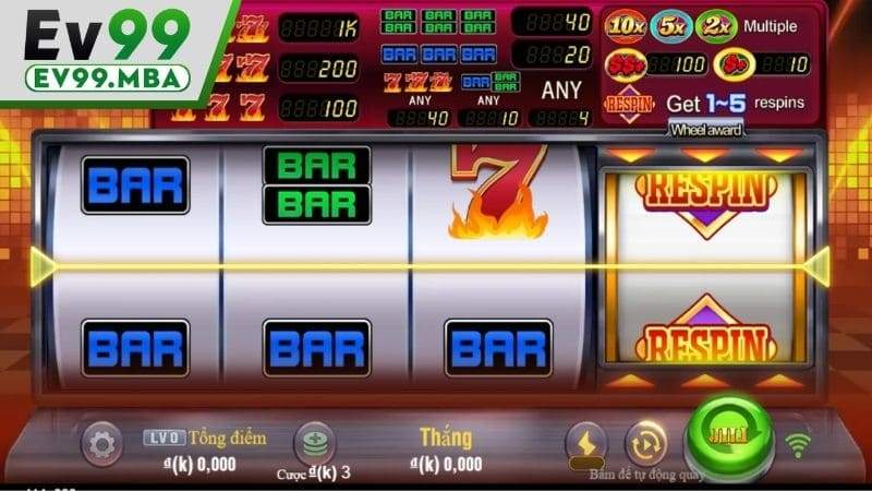 Giao diện và các thành phần trong nổ hũ 777