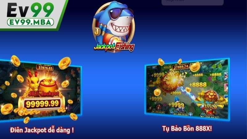 Jackpot đánh cá có 3 sảnh chơi chính