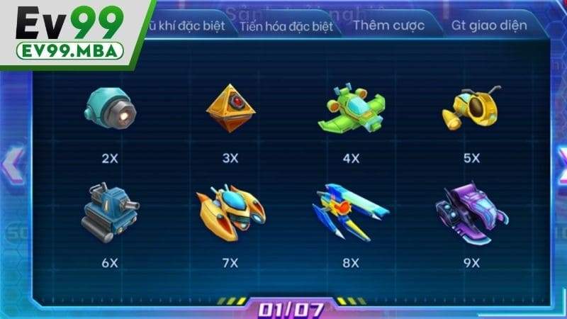 Nhiều boss và cổ máy đều có mức thưởng riêng biệt