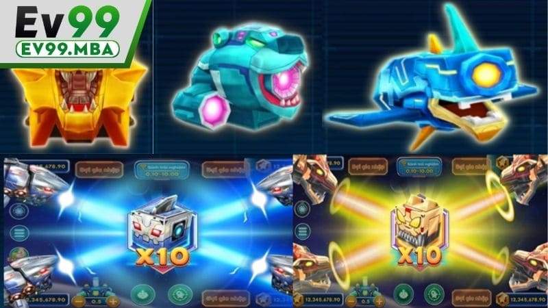 Nhiều vũ khí đặc biệt hỗ trợ người chơi săn bắn cá