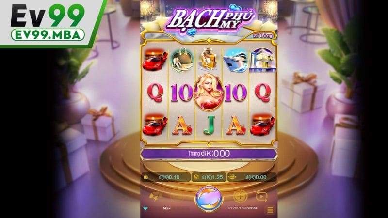 Giao diện với các nút chức năng thao tác trong game