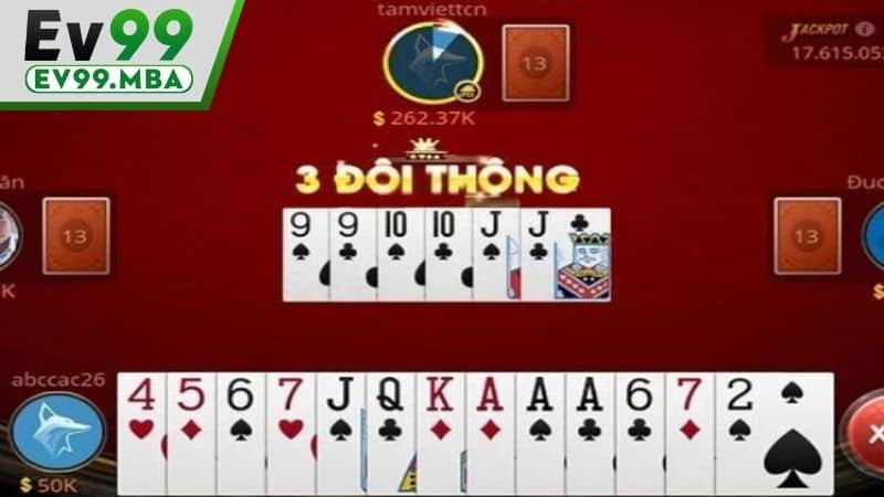 Hướng dẫn từng bước tham gia chơi bài tiến lên miền Nam online tại EV99