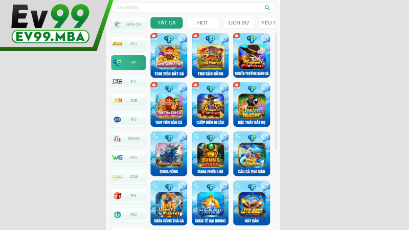 Có nhiều trò chơi săn cá đổi thưởng với nhiều chủ đề