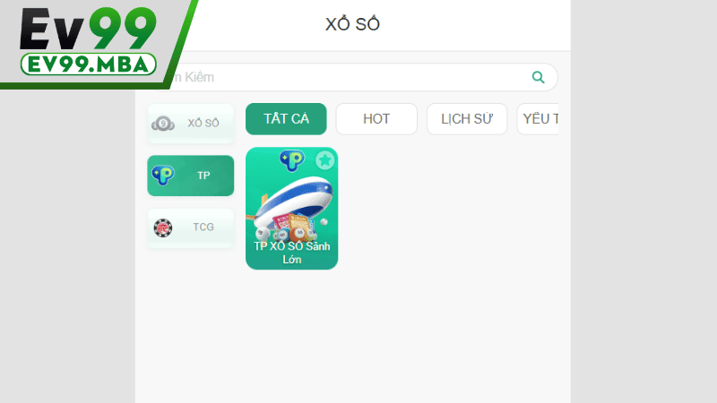 Nhiều trò chơi xổ số có tỷ lệ thưởng cực cao