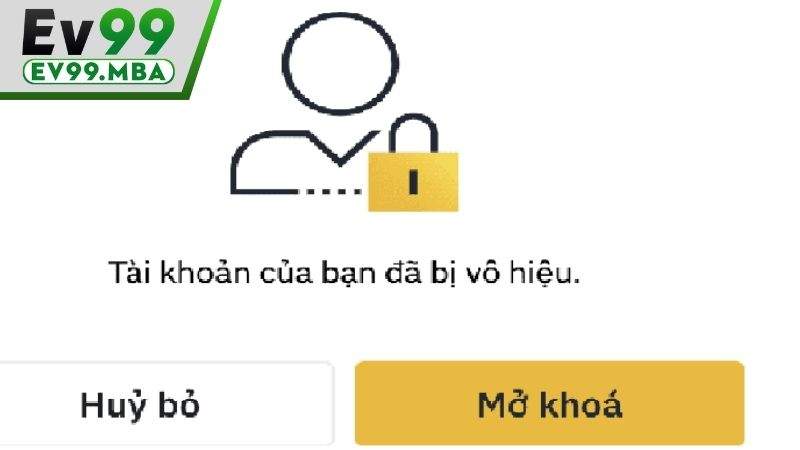 Tài khoản chơi bị khóa có thể do nhập sai mật khẩu quá nhiều